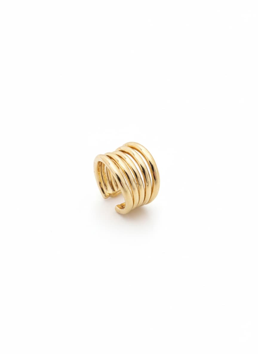 Gold Plated Cartilage Earrings on Brass