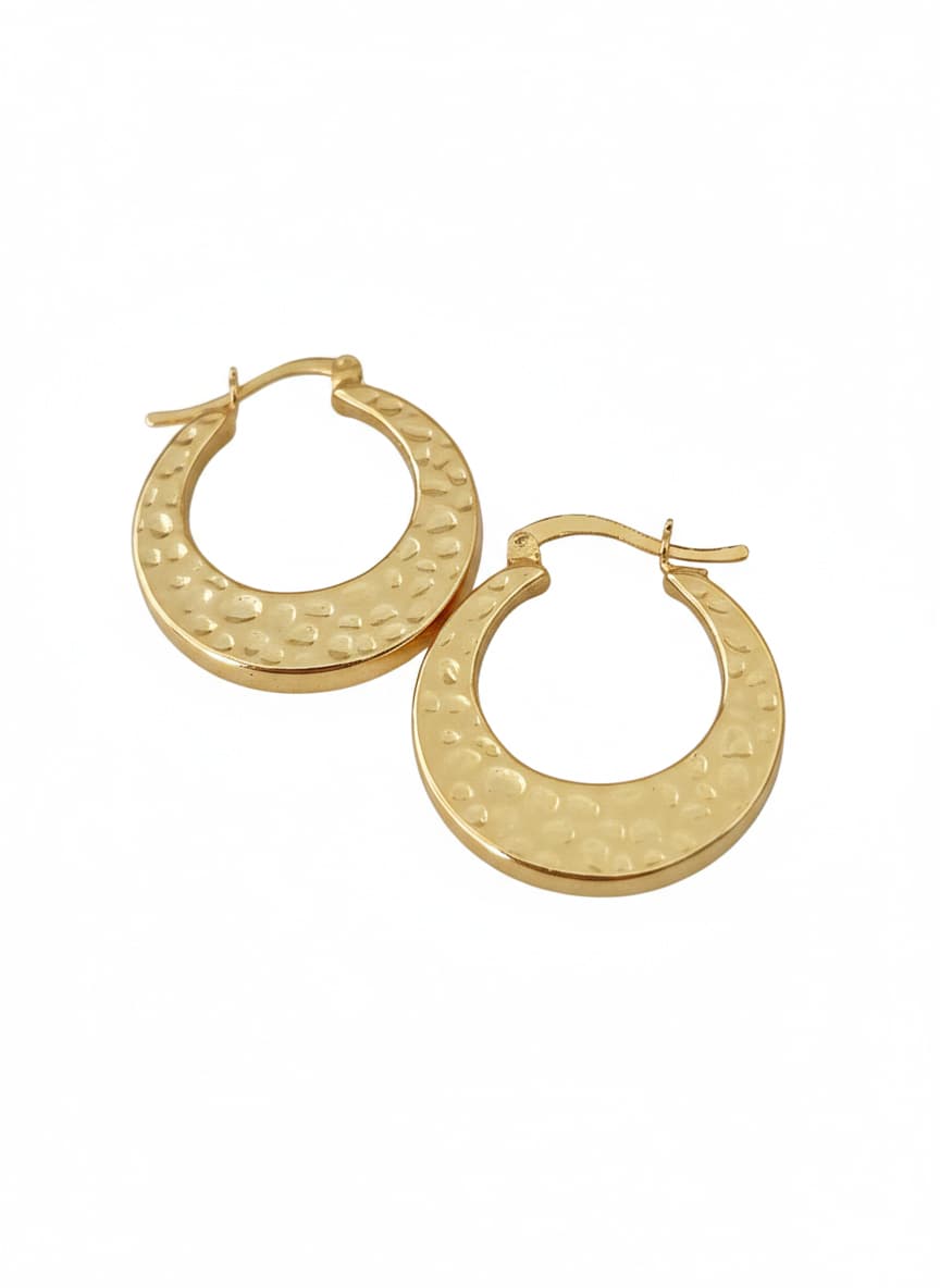 Gold Plated Earrings on Brass