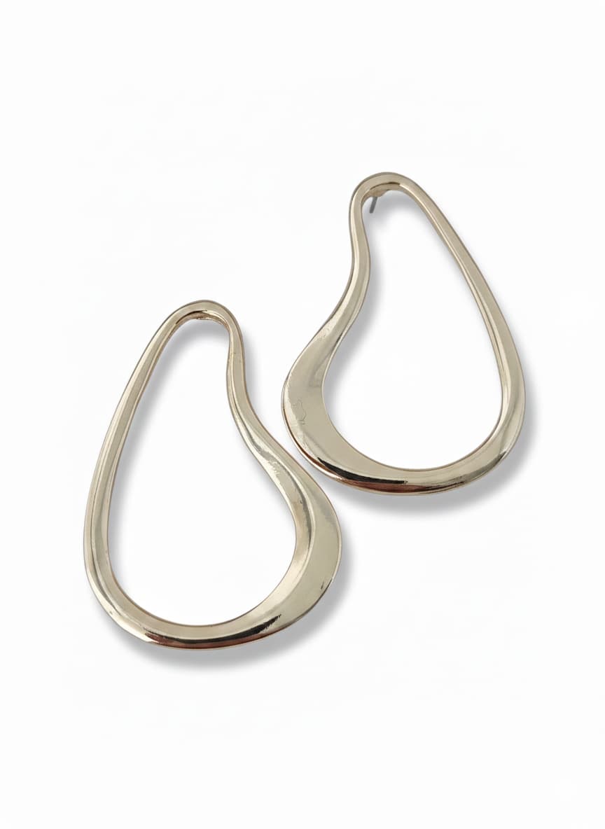 Gold Plated Studded Earrings on Brass