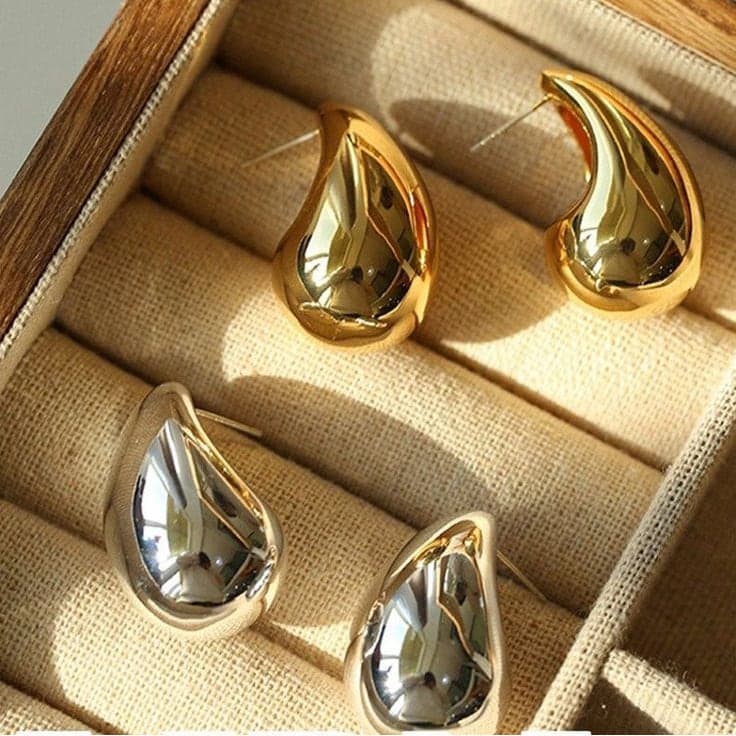 Silver tone italian model tear on Brass
