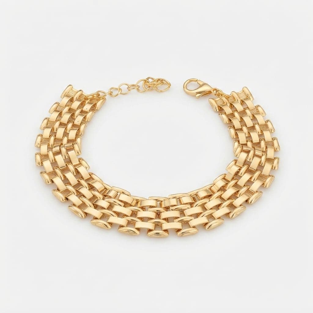 Gold Plated Brass Bracelet