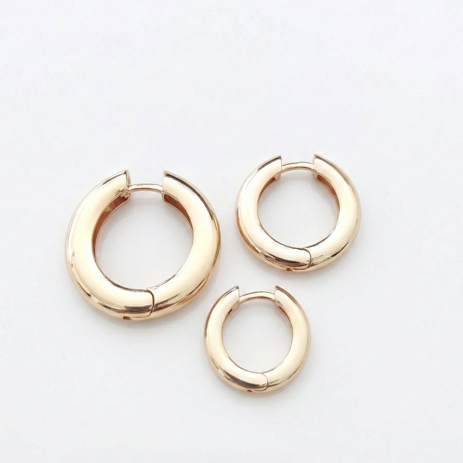 Gold Plated Ring Combined Earrings on Brass