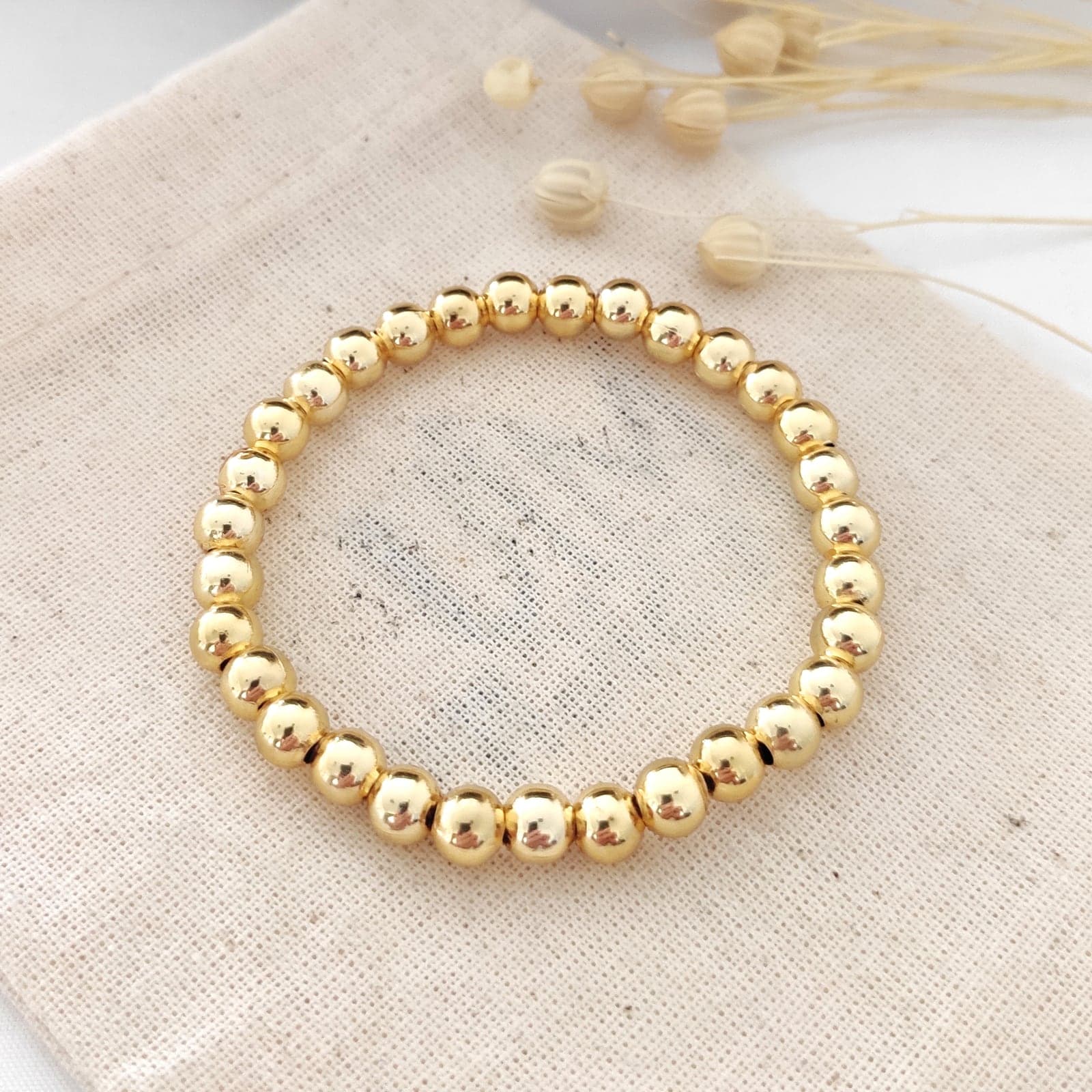 Gold Plated Brass Top Bracelet